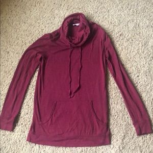 Cow neck long sleeve